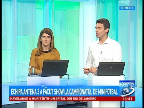 Echipa Antena 3 a facut show la campionatul de minifotbal