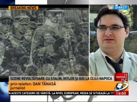 Scene revoltătoare cu Stalin, Hitler şi Isis la Cluj-Napoca. A răsunat strigătul „Allah Akbar”, chiar în centrul orașului