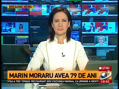 A murit actorul Marin Moraru. Maestrul s-a stins la Spitalul Elias din Capitală