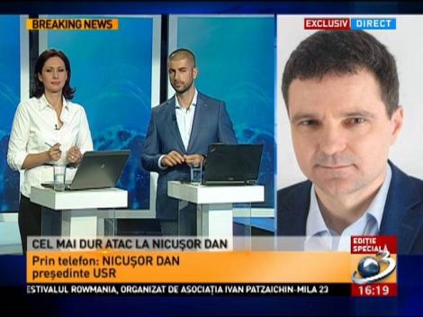 Ce spune Nicuşor Dan despre atacul la adresa sa