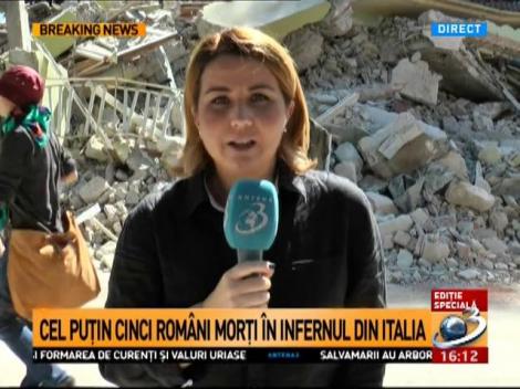 Sabina Iosub, &icirc;n direct din orăşelul italian distrus de cutremur