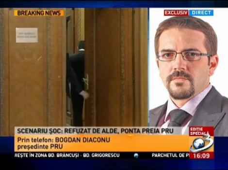 Bogdan Diaconu, despre zvonurile că Ponta intră în PRU