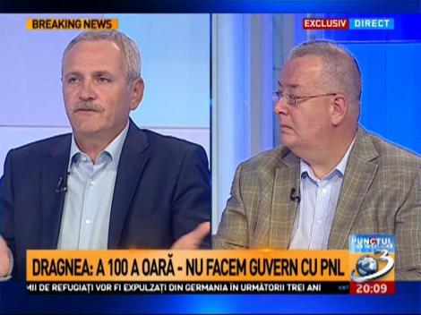 Liviu Dragnea: PSD nu va intra într-un guvern cu PNL