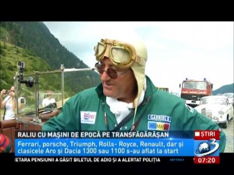 Raliu cu mașini de epocă pe Transfăgărășan