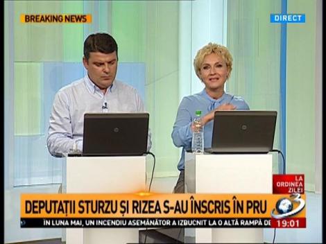 Mihai Sturzu și-a anunțat, luni, înscrierea în Partidul România Unită