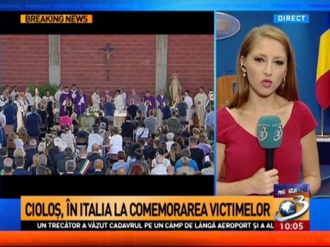 Premierul Dacian Cioloș și ministrul Muncii, &icirc;n Italia la comemorarea victimelor