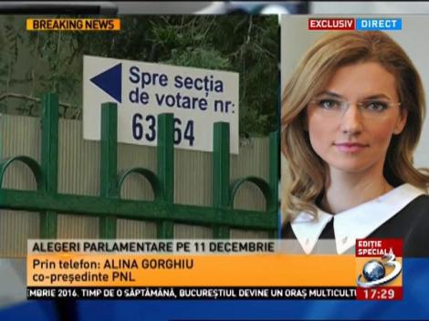 Alina Gorghiu, despre data alegerilor parlamentare