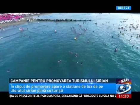 Plajă, mare, soare și obuze. Siria își face reclamă turistică, chiar dacă luptele continuă pe teritoriul țării