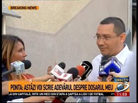 Victor Ponta amenință cu dezvăluiri: &bdquo;Astăzi voi scrie adevărul despre dosarul meu&rdquo;