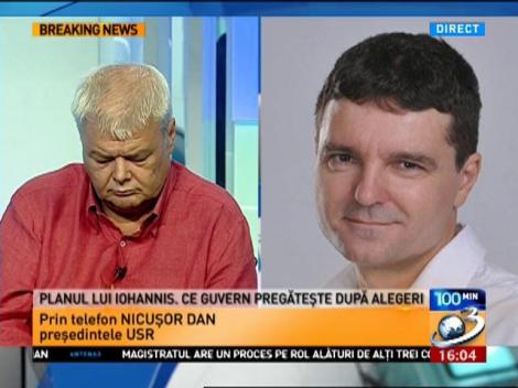 Nicuşor Dan: Nu susţinem dec&acirc;t premier tehnocrat