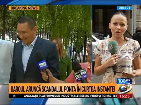 Baroul am&acirc;nă decizia &icirc;n dosarul lui Victor Ponta. Scandalul, aruncat &icirc;n curtea instanței