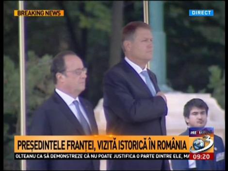 Președintele Franței, Francois Hollande, în vizită de stat în România