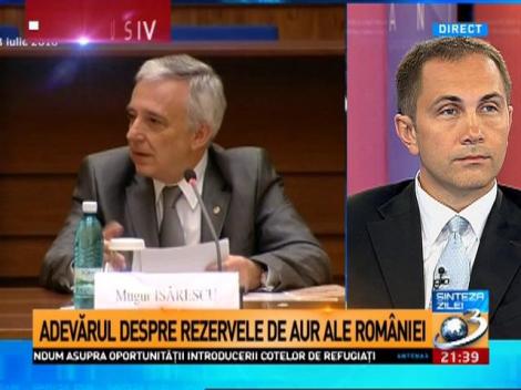 Lucian Isar, față în față cu BNR. Care este adevărul despre rezerva de aur a României