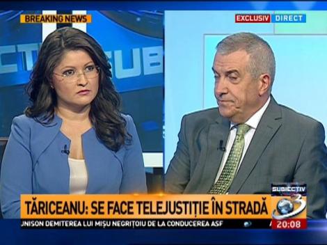 Tăriceanu: Nu sunt vizat de DNA la modul singular...ce se întâmplă în cazul lui Ponta şi a lui Dragnea seamănă cu o vânătoare