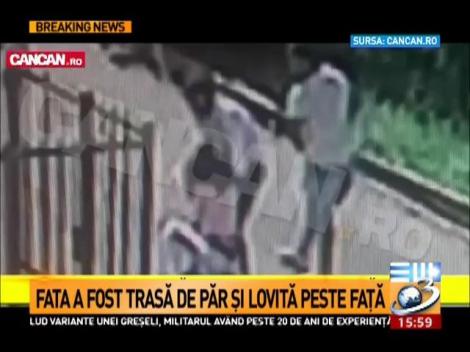 Fata lui Boureanu, trasă de păr şi lovită peste faţă
