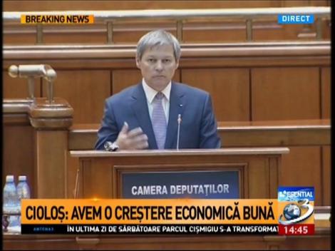 Cioloș, raport în Parlament despre situația țării