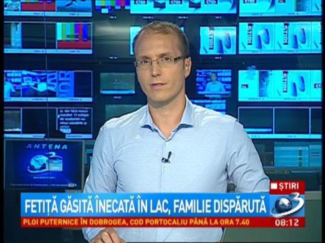 Fetiță găsită înecată în lac, familie dispărută