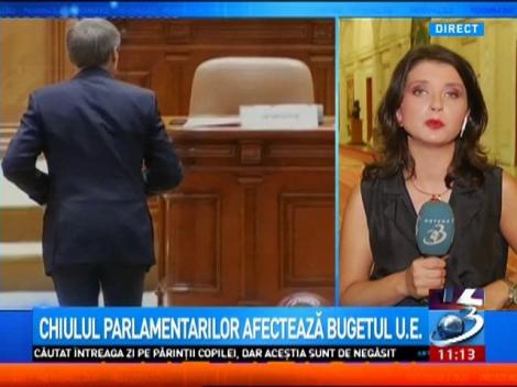 Chiulul parlamentarilor afectează bugetul U.E.