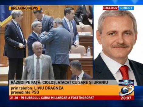 Liviu Dragnea: Eu regret un singur lucru – că am avut încredere în guvernul Cioloș