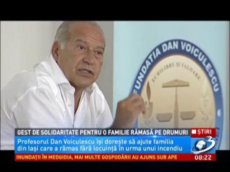 Dan Voiculescu, gest de solidaritate pentru o familie rămasă pe drumuri