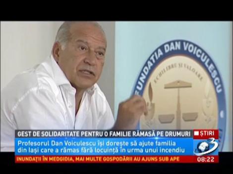 Dan Voiculescu, gest de solidaritate pentru o familie rămasă pe drumuri