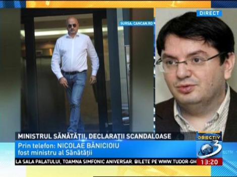 Nicolae Bănicioiu: Îmi pare foarte rău că dl. ministru Voiculescu se bagă în mocirla politicii românești