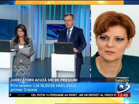 Judecătorii acuză SRI de presiuni. Lia Olguța Vasilescu: Nu am de ce să mă &icirc;ndoiesc de probitatea instanțelor