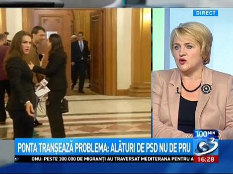 Ponta tranșează problema: Alături de PSD, nu de PRU