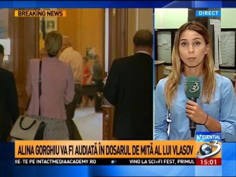 Alina Gorghiu va fi audiată în dosarul de mită al lui Vlasov