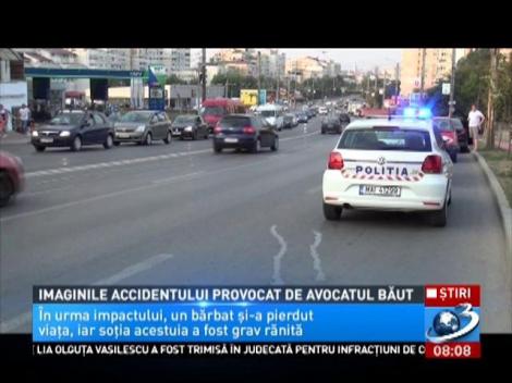 Filmul accidentului mortal din Iași, unde un avocat băut a spulberat un cuplu la o trecere de pietoni