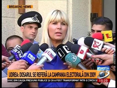 Ce a declarat Elena Udrea la ieșirea de la DNA