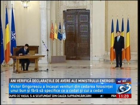 ANI verifică declarațiile de avere ale ministrului energiei