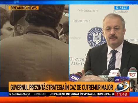 Guvernul prezintă strategia în caz de cutremur major. Dâncu: Bucureștiul este cel mai vulnerabil oraș