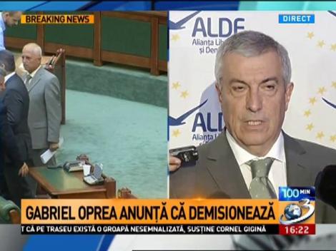 Tăriceanu: Gestul domnului Oprea este foarte binenvenit &icirc;n contextul actual