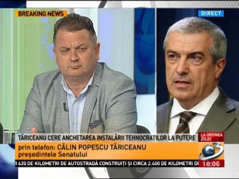 Tăriceanu cere anchetarea instalării tehnocraţilor la putere: Rom&acirc;nia a devenit ostatica unui grup