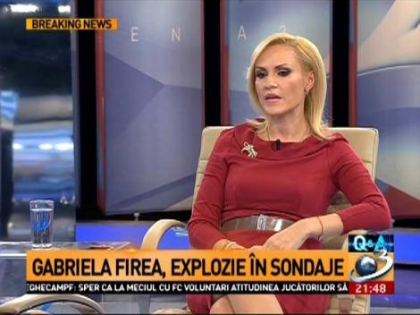 Gabriela Firea, explozie în sondaje