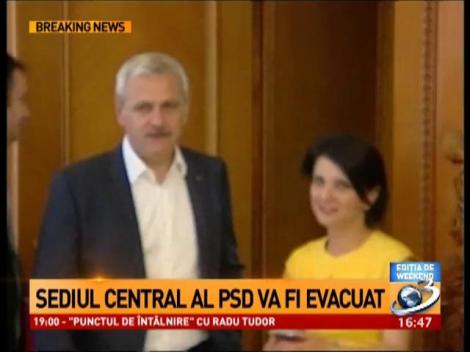 Sediul central al PSD va fi evacuat. Dragnea se teme de spioni