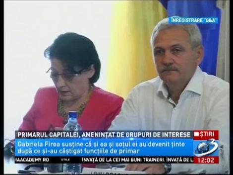 Declarație șocantă a Primarului General al Capitalei: Am fost amenințată