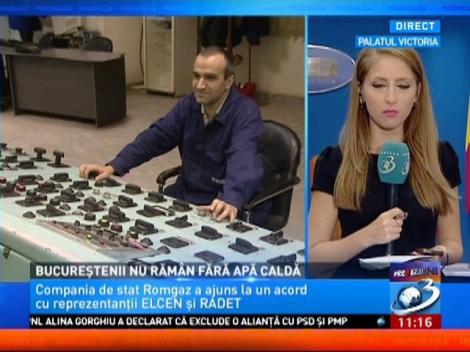 Capitala nu răm&acirc;ne fără apă caldă. Romgaz a ajuns la un acord cu ELCEN și RADET