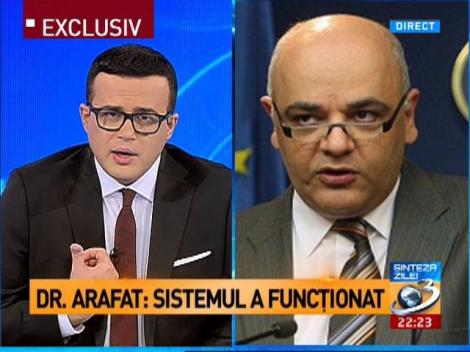 Raed Arafat: Orice situație de acest gen trebuie analizată în liniște, fără un linșaj asupra sistemului