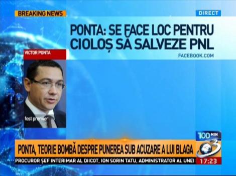 Victor Ponta, teorie bombă despre punerea sub acuzare a lui Blaga