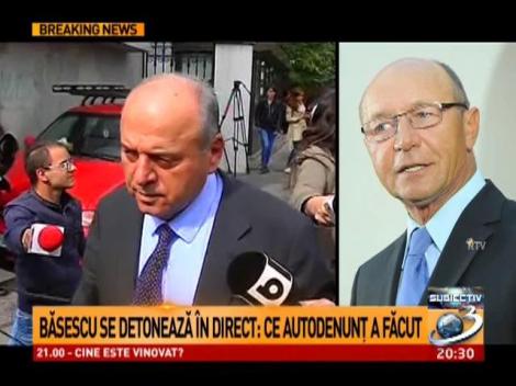 Traian Băsescu se detonează &icirc;n direct. Autodenunțul făcut de fostul președinte