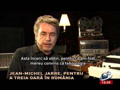 Jean-Michel Jarre vine &icirc;n Rom&acirc;nia pentru a treia oară