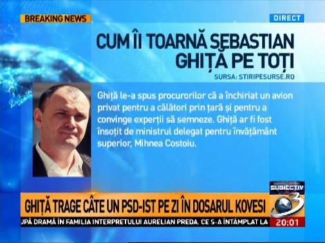 Subiectiv: Sebastian Ghiță face dezvăluiri uluitoare la Parchetul General, în dosarul Kovesi