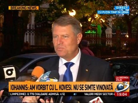 Iohannis: Parchetul să rezolve repede speţa Kovesi