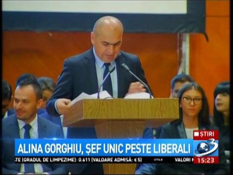 Alina Gorghiu, șef unic peste liberali