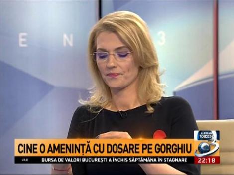 Cine o amenință cu dosare pe Alina Gorghiu?