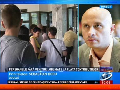 Sebastian Bodu: Mi se pare neconstituțional să prezumi un venit