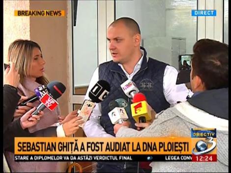 Sebastian Ghiță a ieșit de la DNA Ploiești