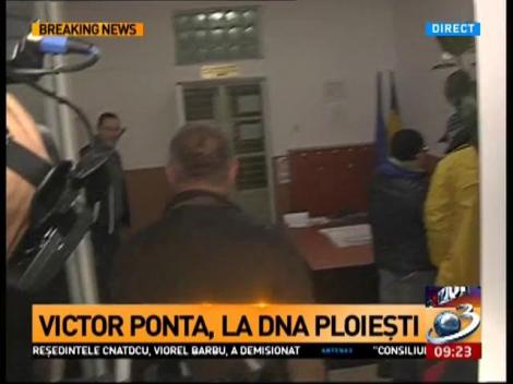 Victor Ponta a ajuns la DNA Ploieşti